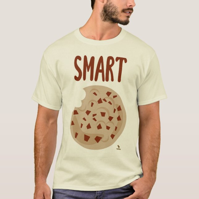 Camiseta Smart Cookie Funny Dessert Slogan (Frente)