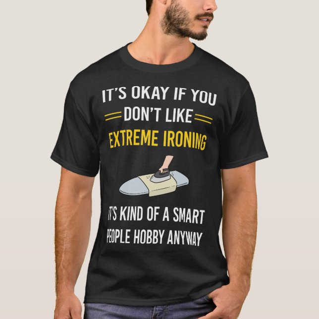 Camiseta SMART Pessoas Extreme Ironing (Frente)