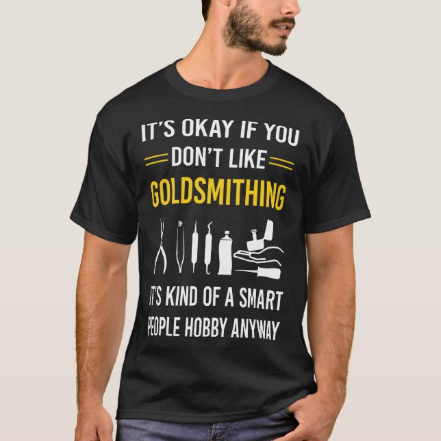 Camiseta Smart Pessoas Goldsmithing Goldsmith (Frente)