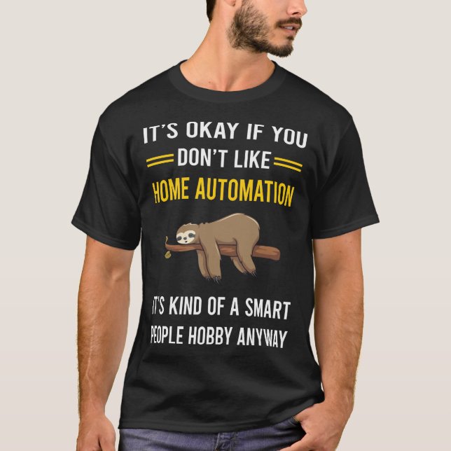Camiseta Smart Pessoas Home Automation Smart House Living (Frente)