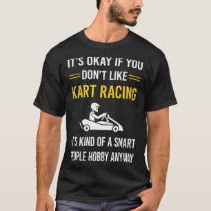 Camiseta Smart Pessoas Kart Racing Karts