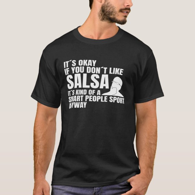 Camiseta Smart Pessoas Sport Salsa Dancer Dançer Sals (Frente)