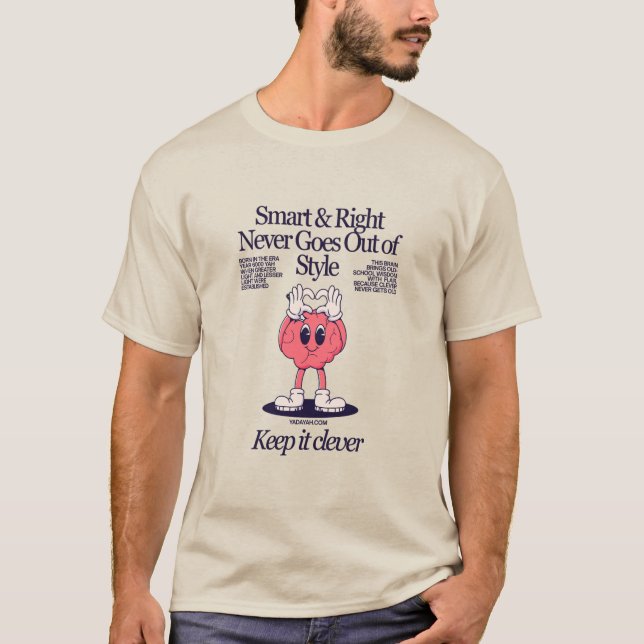 Camiseta Smart & Right Unisex Yada Yahowah Tee (Frente)