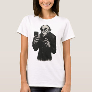 Camiseta Smartphone Nosferatu Selfie Count Orlok Ha