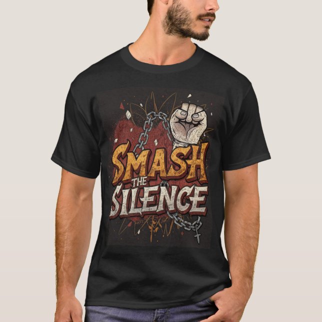 Camiseta smash the silence (Frente)