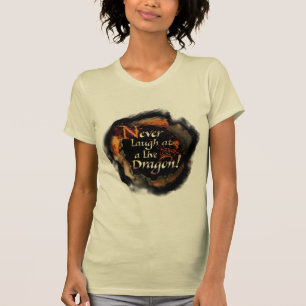 Camiseta SMAUG™ - Nunca rir do gráfico do logotipo
