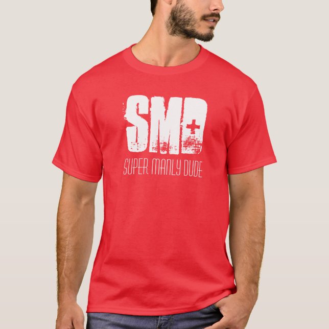 Camiseta SMD, T viril super do gajo (Frente)
