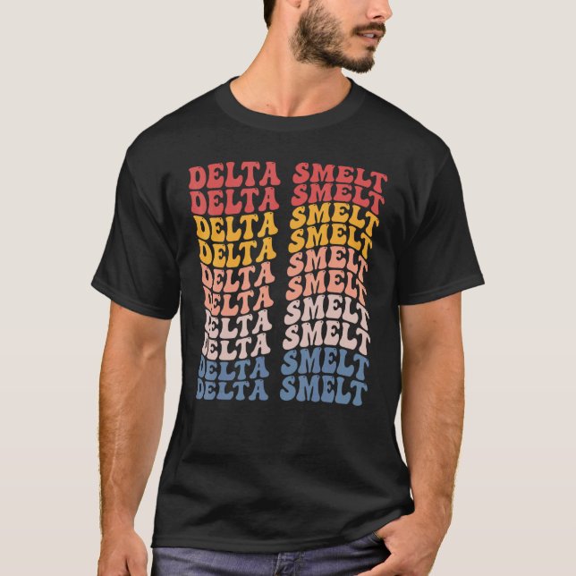 Camiseta Smelt Delta Groovy Peixe Retro (Frente)