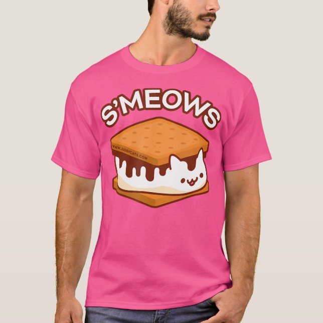 Camiseta S'Meows - Cat S'Mores (Frente)