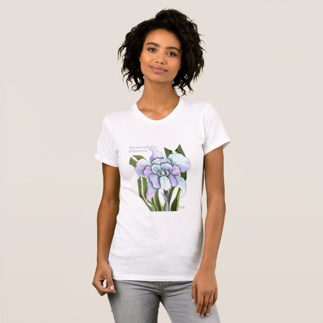 Camiseta Smeraldo Flower (Frente Completa)