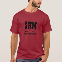 Camiseta SMH Agitando Minha Cabeça Abreviação, Código Morse