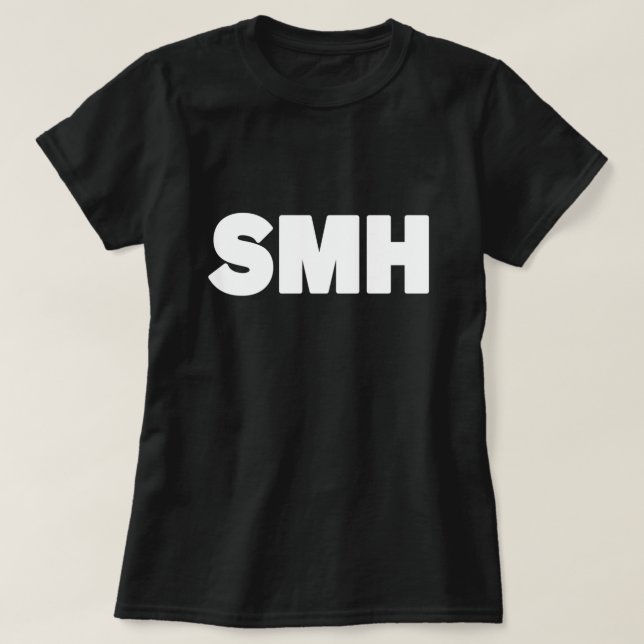 Camiseta SMH | Texto Slang T-Shirt (Frente do Design)