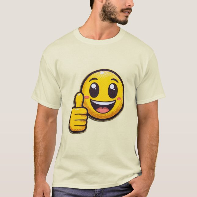 Camiseta Smile Emoji New t-shirt design unisex (Frente)