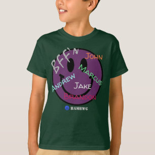 Camiseta Smile Face T Shirt - BFF Plum Emoji