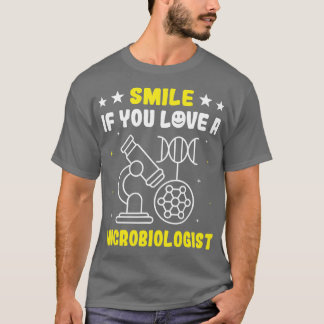 Camiseta Smile If You Love A Microbiologist Cell Structure 