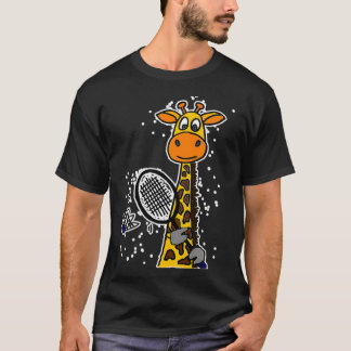Camiseta Smilemoresa Funny Giraffe Tocando T