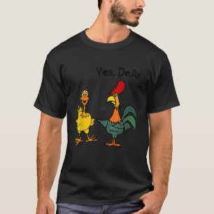 Camiseta Smileteesengraçado Engraçado Hen Pecked Rooster Ch