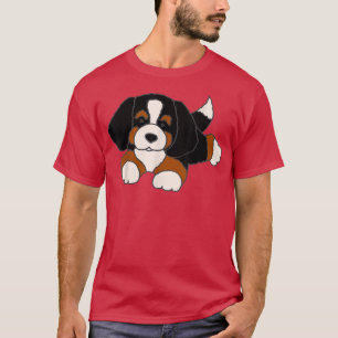 Camiseta Smileteespete Engraçado Cachorro da Montanha Berne