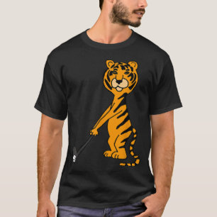 Camiseta Smiletodaytee Legal Tigre Gato Jogando Golfe