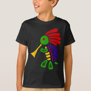 Camiseta Smiletodaytees Funky Turtle Dançar Kokopelli