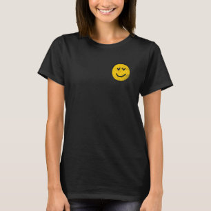 Camiseta Smiley Amarelo Vintage Smile Face Feliz Smi de Paz