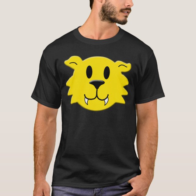 Camiseta Smiley do homem-lobo (Frente)