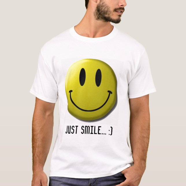 Camiseta smiley face, apenas sorriso…:) (Frente)