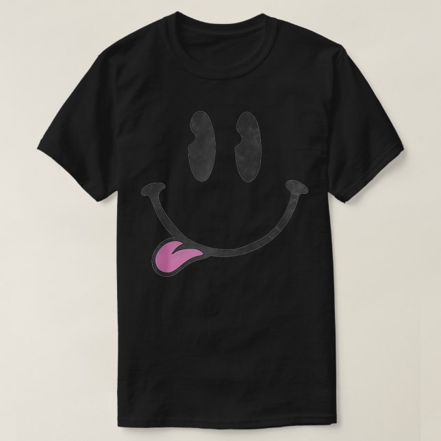 Camiseta Smiley face em relevo do 5º Sun 90 (Frente do Design)