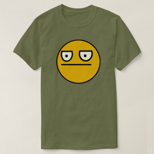 Camiseta Smilie estóico (Frente do Design)