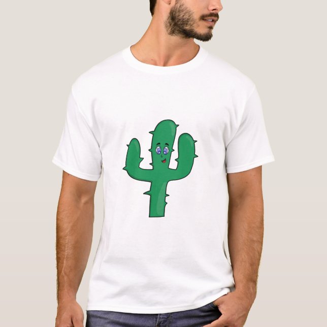 Camiseta Smiling Cactus (Frente)