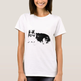 Camiseta Smiling Corgi at Ease
