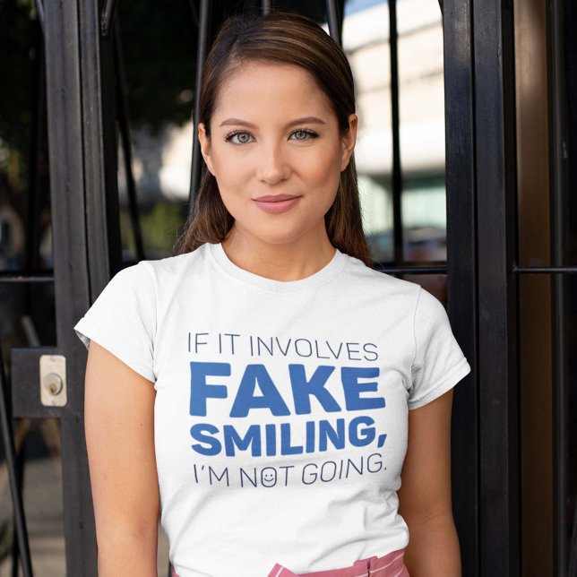 Camiseta Smiling falso (Criador carregado)