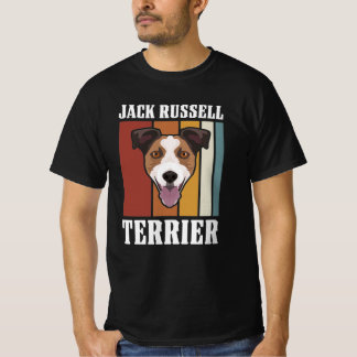 Camiseta Smiling Jack Russell Terrier Retro