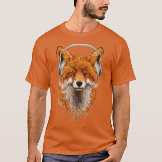 Camiseta Smiling Musical Fox Classic TSirt