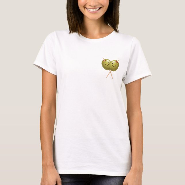 Camiseta Smiling Olive Best Friends (Frente)