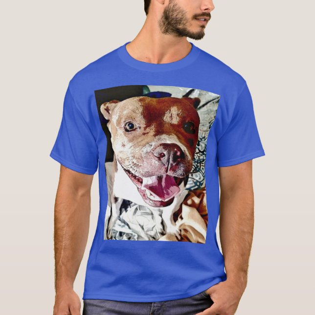 Camiseta Smiling Pittie Face Special Edition (Frente)