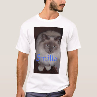 Camiseta Smilla o gato de Birman
