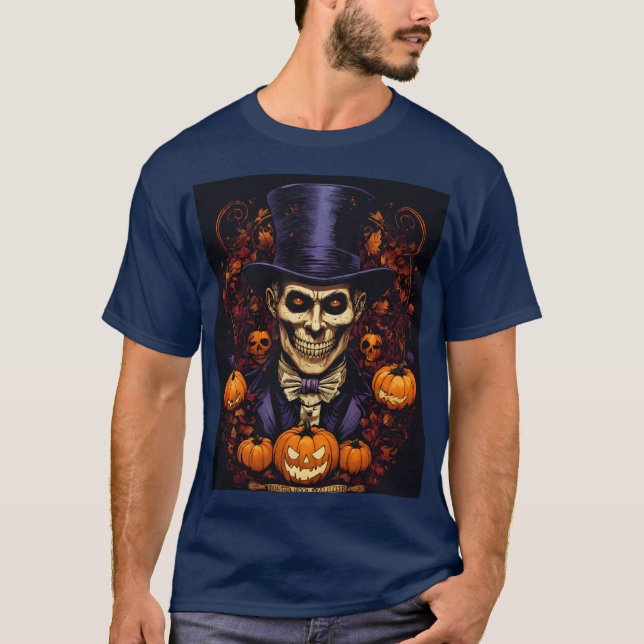 Camiseta Smirk Spooky do Doutor Facilier | Halloween Voodoo (Frente)