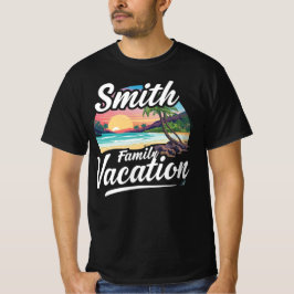 Camiseta Smith Family Vacation Custom Travel Destination