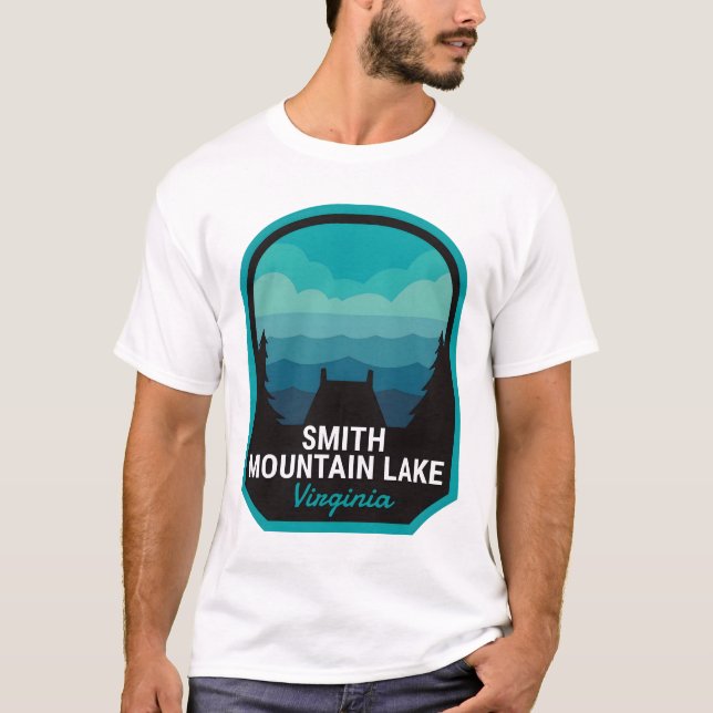 Camiseta Smith Mountain Lake Virginia Summer (Frente)