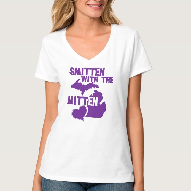 Camiseta Smitten com a luva (Frente)