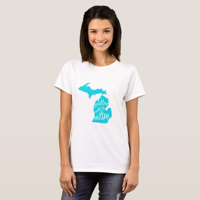 Camiseta Smitten com o t-shirt do mitene (Frente Completa)