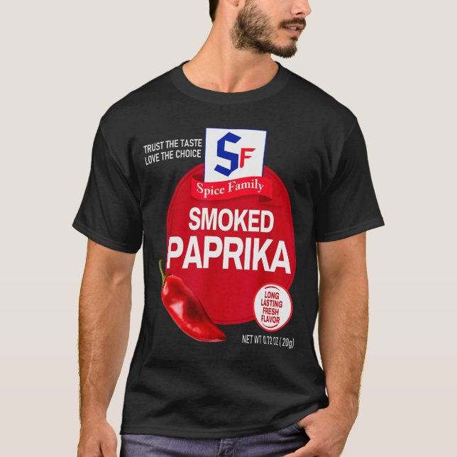 Camiseta Smoked Paprika Halloween Sce Costume Group Matchin (Frente)