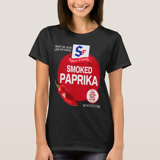 Camiseta Smoked Paprika Halloween Sce Costume Group Matchin (Frente)