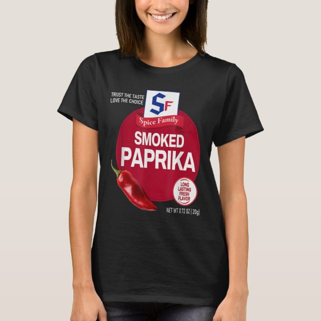 Camiseta Smoked Paprika Halloween Spice Costume Group Match (Frente)