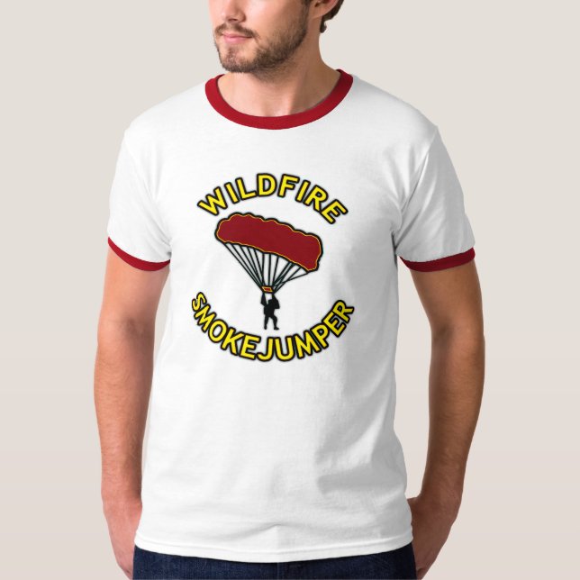 Camiseta Smokejumper do incêndio violento (Frente)
