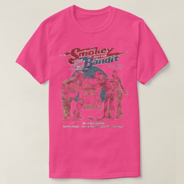 Camiseta Smokey e o Bandit Burt Reynolds Pontiac Firebi (Frente do Design)