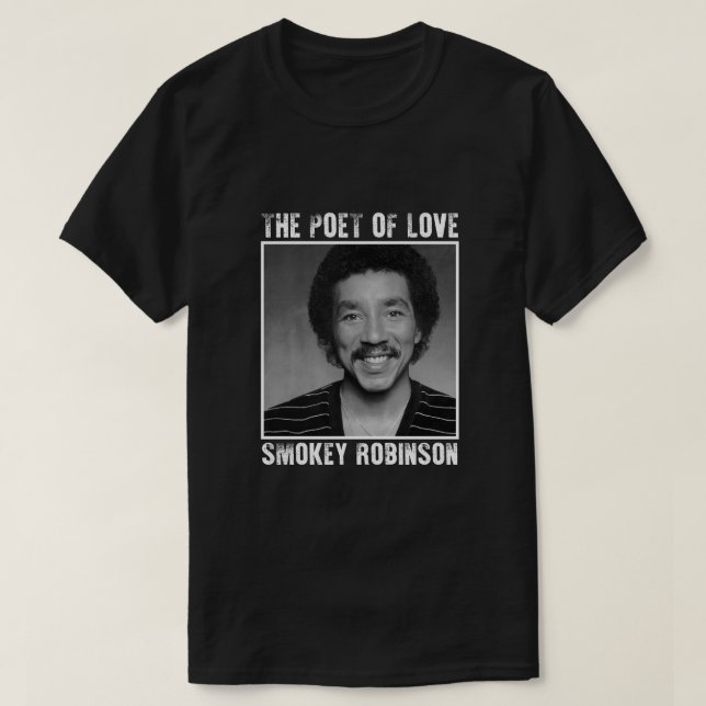Camiseta Smokey Robinson - O Poeta Do Amor (Frente do Design)