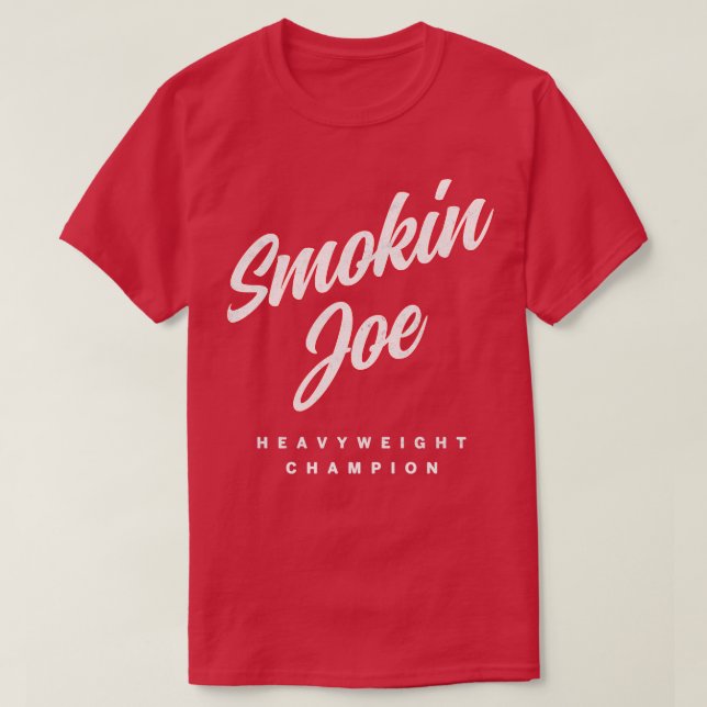 Camiseta Smokin Joe Frazier Vintage (Frente do Design)