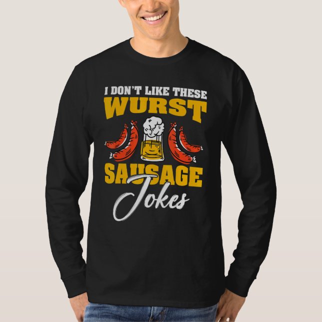 Camiseta Smoking And Grilling German Wurst 14 (Frente)